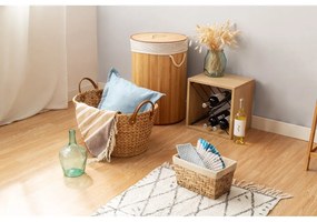 Coș rotund din bambus pentru rufe Compactor Round