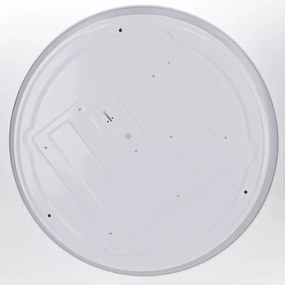 Brilagi - Plafonieră LED dimabilă WALDO, 48 W, 230 V, Ø 40 cm, alb/argintiu, cu telecomandă