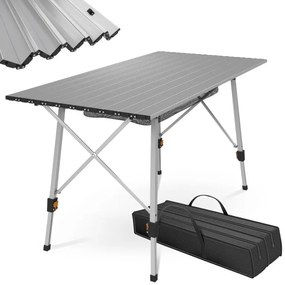 MIADOMODO Masă de camping pliabilă, 90 x 45 x 53 cm