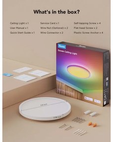 Govee - Plafonieră LED RGBICWW dimabilă, 29W/230V, Ø 30 cm, Matter, Wi‑Fi