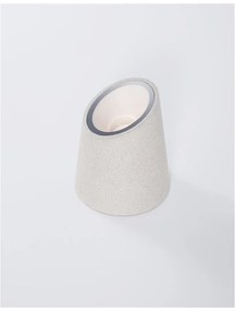 Mini stalp decorativ iluminat exterior IP65 FOX alb