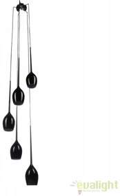 Lustra moderna Izza 5 Black