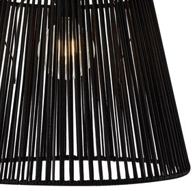 Plafonieră de exterior cu frânghie neagră IP54 - Jayla