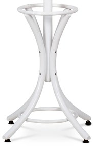 Cuier lemn masiv, alb mat, 186 cm