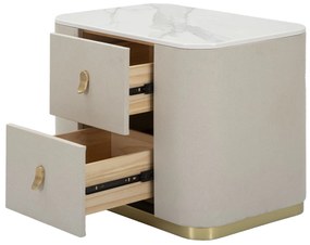 Mauro Ferretti Noptiera Beauty  cm 60X40X47 | Aosom Romania