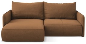 Colțar portocaliu extensibil/cu spațiu de depozitare (cu colț pe partea stângă) Nanea – Makamii