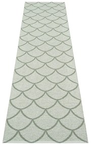 Covor tip traversă pentru interior și exterior verde 70x300 cm Kotte Army Sage – Pappelina