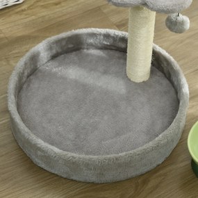 PawHut Copac de Zgariat pentru Pisici de 5kg, 41x41x44 cm, Gri | Aosom Romania