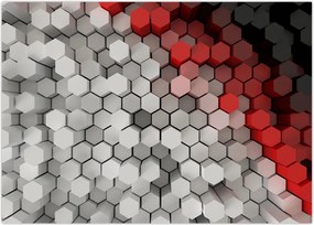 Tablou - 3D hexagoane (70x50 cm)