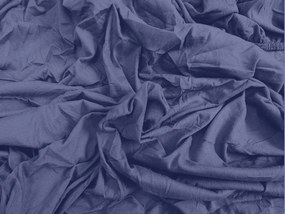 Cearsaf Jersey albastru marin 180 x 200 cm