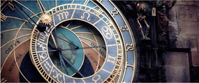 Tablou - Orloj, Praga (120x50 cm)