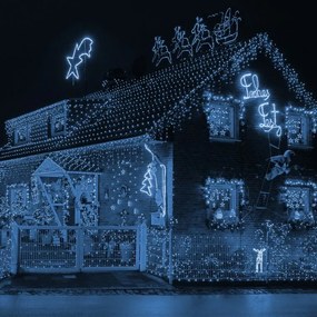 Iluminat LED de Crăciun - 5m , 50 LED-uri,alb rece,controler
