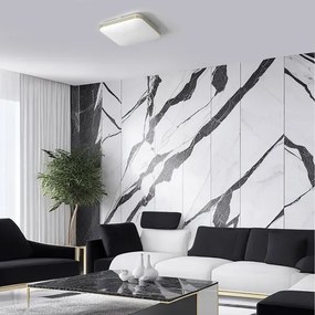 Plafonieră LED pentru baie DABAR LED/17W/230V 4000K 33x33 cm IP44