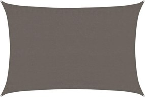 vidaXL Pânză parasolar, antracit, 3,5x4,5 m, HDPE, 160 g/m²