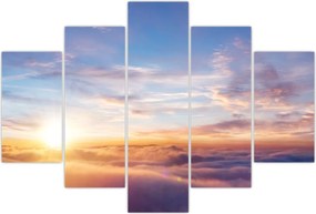 Tablou - Apus de soare deasupra norilor (150x105 cm)