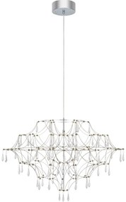 Lustră LED de cristal dimabilă pe cablu Markslöjd 108870 EFESOS LED/25W/230V d. 80 cm