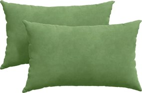 vidaXL Perne pentru canapea 2 pcs Lysegrønn 50 x 30 cm