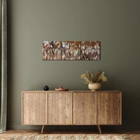 Tablou - Copaci (cu ceas) (90x30 cm)