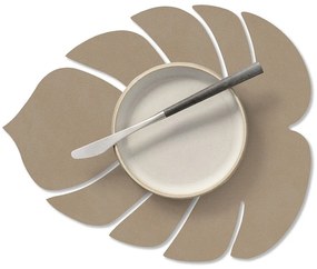 Suport pentru farfurii din piele ecologică 22x26 cm Monstera Leaf Nupo – LIND DNA