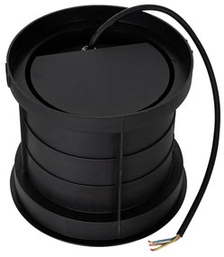 Spot modern pentru sol negru 3 lumini IP65 - Tribus