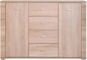 Comoda GRAND tip 9, PAL, stejar sonoma, 140x39x96 cm