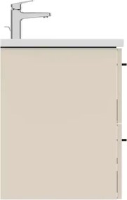 Dulap baza suspendat Ideal Standard i.life B bej nisipiu mat 2 sertare 80 cm