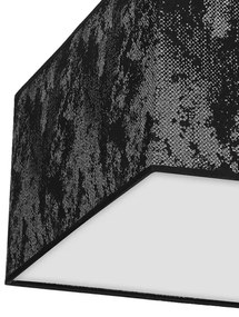 Plafonieră SATINO 3xE27/60W/230V neagră/argintie