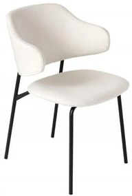 Set 2 scaune stil modern Tracy Alpine, boucle alb