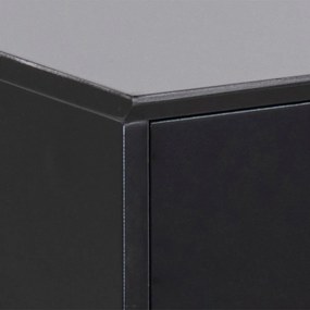 Noptieră Actona Mitra, 40 x 30 cm, negru