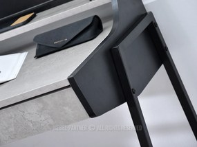 Masă PC Borge (beton + negru). 1109733