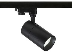 Spot cilindric reglabil WISH 20 DIMM pentru sina trifazat negru 230V LED 20W 36° 3000K 4000K 5000K