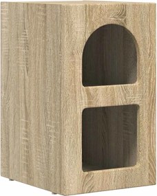 vidaXL Noptieră Stejar Sonoma 29,5 x 33,5 x 50 cm Lemn compozit