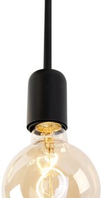 Plafoniera inteligentă neagră inclusiv 3 LED-uri Wi-Fi G95 - Facil