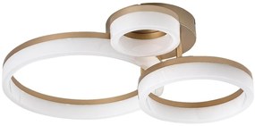 Plafoniera LED design geometric circular Amilia auriu