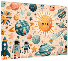 Tablou - Fragmente din spațiu (70x50 cm)