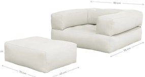 Fotoliu variabil Karup Design Cube Mocca, maro