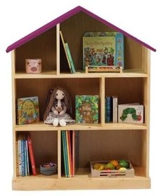 Casuta biblioteca BookHouse, Material Lemn Masiv - Lollipop Purple