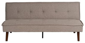 Canapea grej extensibilă cu tapițerie din chenille 181 cm – Ixia