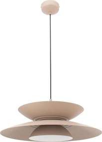 Lustra LED suspendata metal bej Mayumi