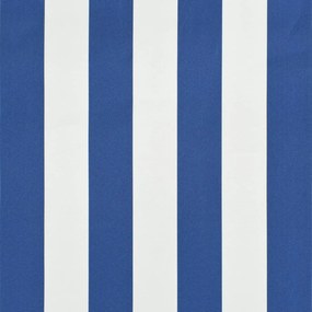 Copertina retractabila, albastru si alb, 400 x 150 cm Albastru si alb, 400 x 150 cm