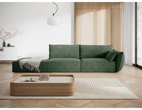 Șezlong verde închis (cu colț pe partea dreaptă) Vanda – Mazzini Sofas