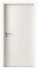 Usa Interior din MDF Novo Doors NDF01 LUX PREMIUM SOFT TOUCH, Cadru din Lemn Masiv, KIT COMPLET, Toc Reglabil de 10 CM INCLUS, Plinta pe Ambele Parti