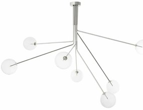 Lustra dimabila design LUX cu 7 brate Topaz nickel 114893 HZ
