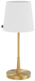 ByRydens 4002730-6501 - Lampă de masă LUMI 1xE27/8W/230V alb/auriu 48,5 cm
