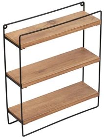 Măsuță laterală Lasobe (stejar + negru) . 1095977