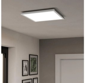 Plafonieră LED RGBW dimabilă de exterior Eglo 901475 ROVITO-Z 17,6W/230V 39x39cm IP44 alb