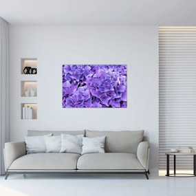 Tablou cu flori violete (90x60 cm)
