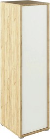 Dulap RIOMA TYP 20, stejar artisan/alb, DTD laminat, cu o usa, 50x55x1