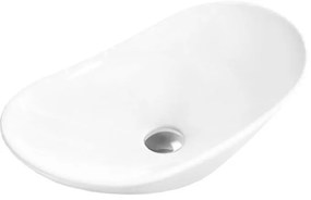 Mexen Gabi chiuvetă pe blat 61 x 36 cm, Albă - 21716100