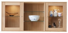 Vitrină suspendată cu iluminare cu aspect de stejar 133x61 cm Mistral - Hammel Furniture